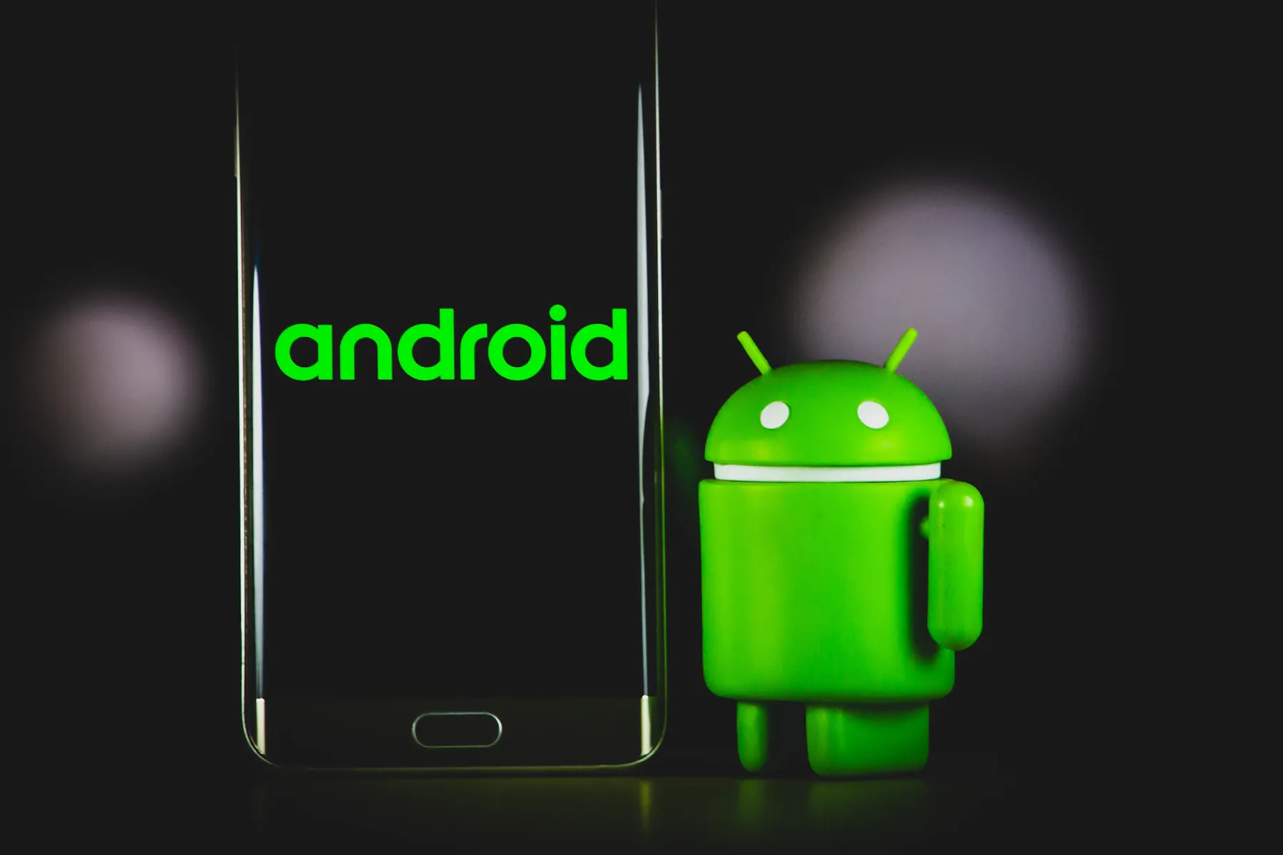 Celular Android em uso